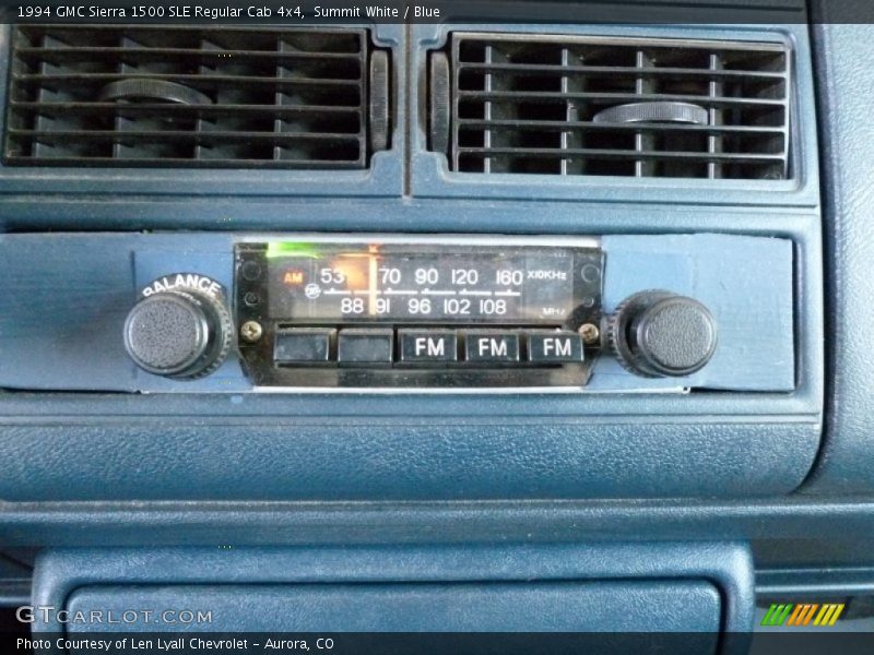 Audio System of 1994 Sierra 1500 SLE Regular Cab 4x4