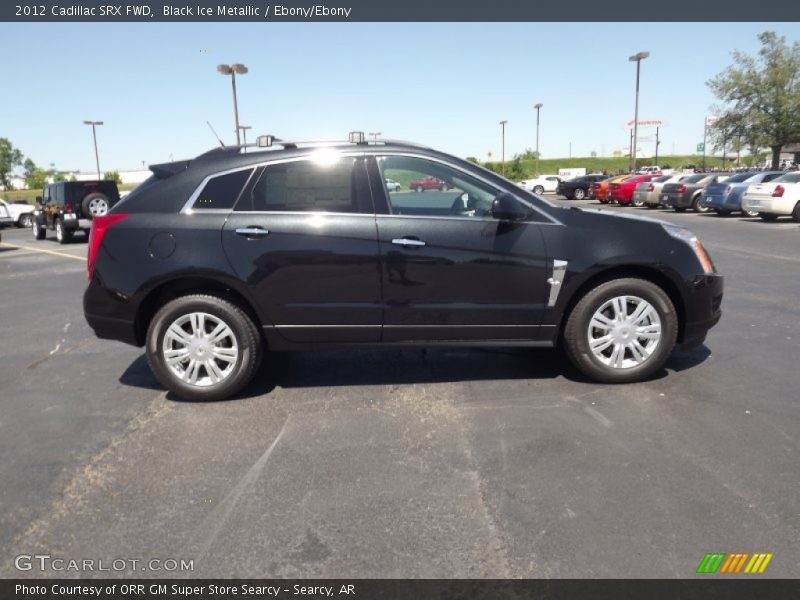 Black Ice Metallic / Ebony/Ebony 2012 Cadillac SRX FWD