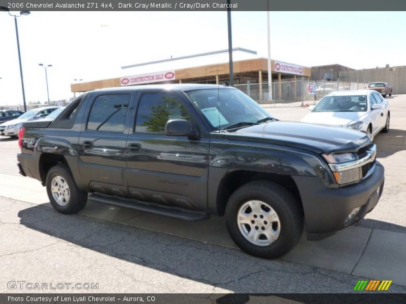 Dark Gray Metallic / Gray/Dark Charcoal 2006 Chevrolet Avalanche Z71 4x4