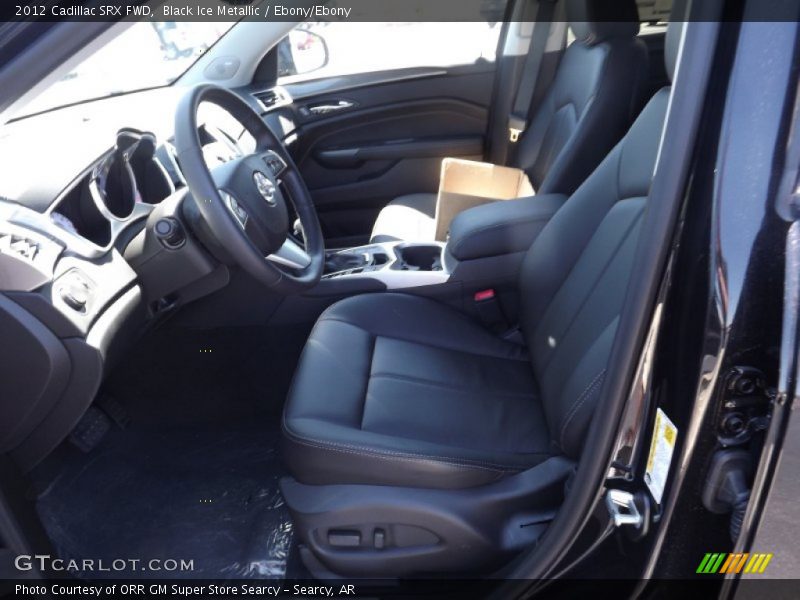 Black Ice Metallic / Ebony/Ebony 2012 Cadillac SRX FWD