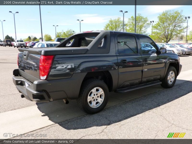 Dark Gray Metallic / Gray/Dark Charcoal 2006 Chevrolet Avalanche Z71 4x4