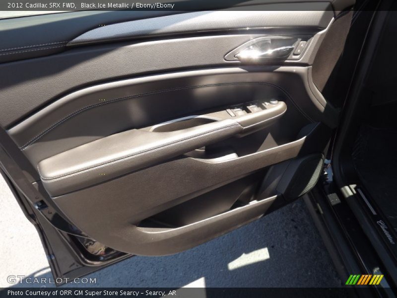 Black Ice Metallic / Ebony/Ebony 2012 Cadillac SRX FWD