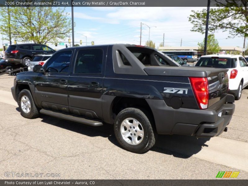 Dark Gray Metallic / Gray/Dark Charcoal 2006 Chevrolet Avalanche Z71 4x4