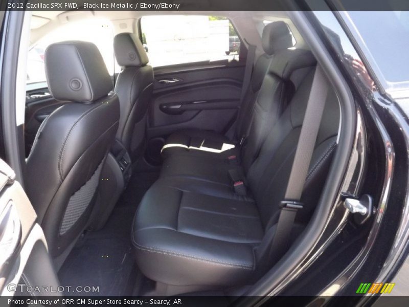 Black Ice Metallic / Ebony/Ebony 2012 Cadillac SRX FWD
