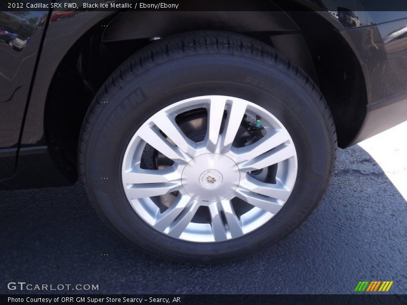Black Ice Metallic / Ebony/Ebony 2012 Cadillac SRX FWD