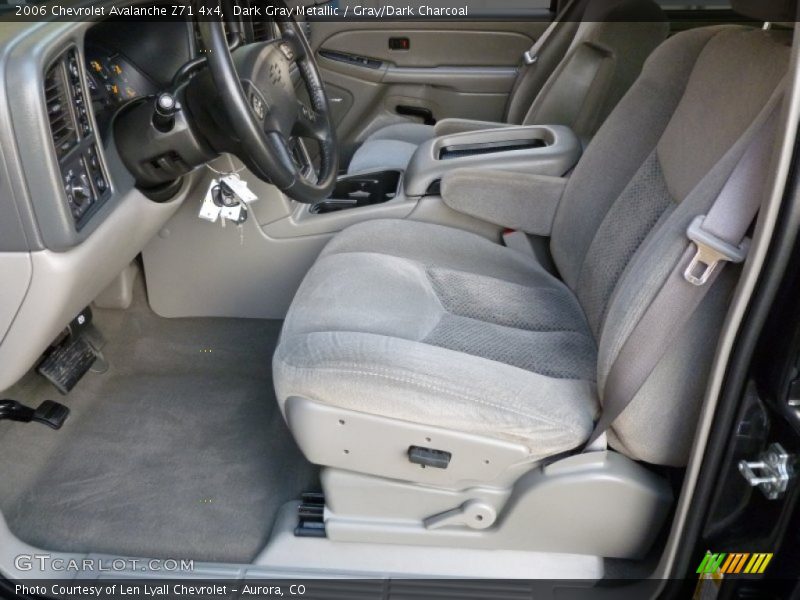 Dark Gray Metallic / Gray/Dark Charcoal 2006 Chevrolet Avalanche Z71 4x4