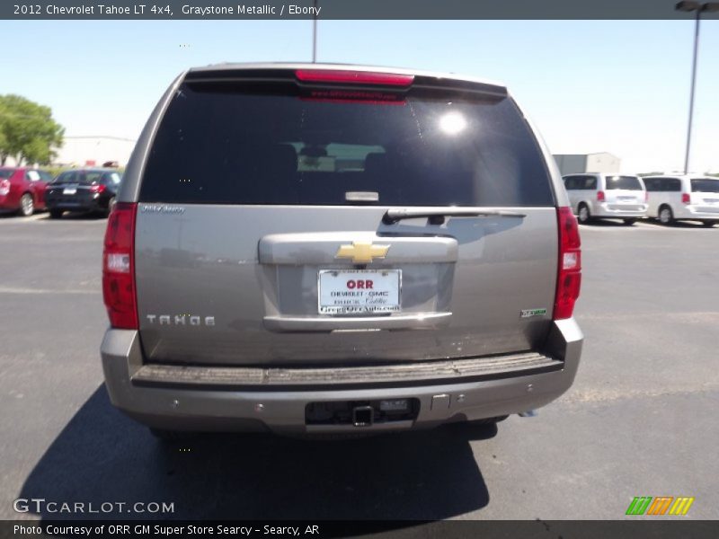 Graystone Metallic / Ebony 2012 Chevrolet Tahoe LT 4x4