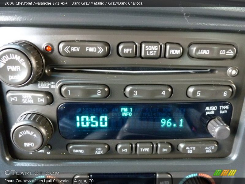 Dark Gray Metallic / Gray/Dark Charcoal 2006 Chevrolet Avalanche Z71 4x4