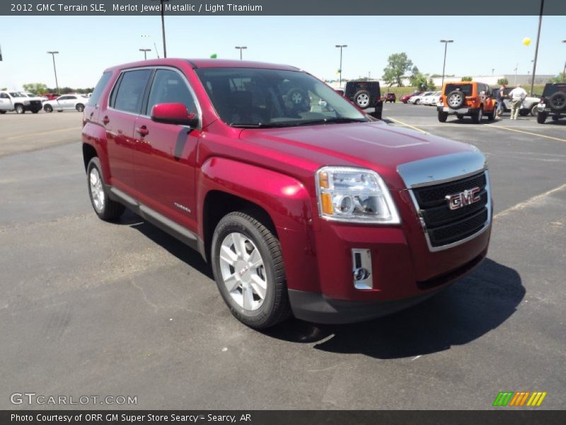 Merlot Jewel Metallic / Light Titanium 2012 GMC Terrain SLE
