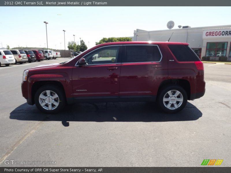 Merlot Jewel Metallic / Light Titanium 2012 GMC Terrain SLE