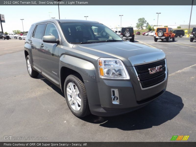 Steel Gray Metallic / Light Titanium 2012 GMC Terrain SLE