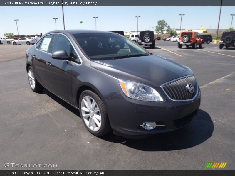 Cyber Gray Metallic / Ebony 2012 Buick Verano FWD