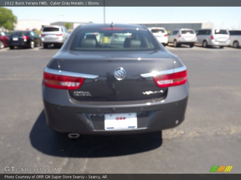 Cyber Gray Metallic / Ebony 2012 Buick Verano FWD