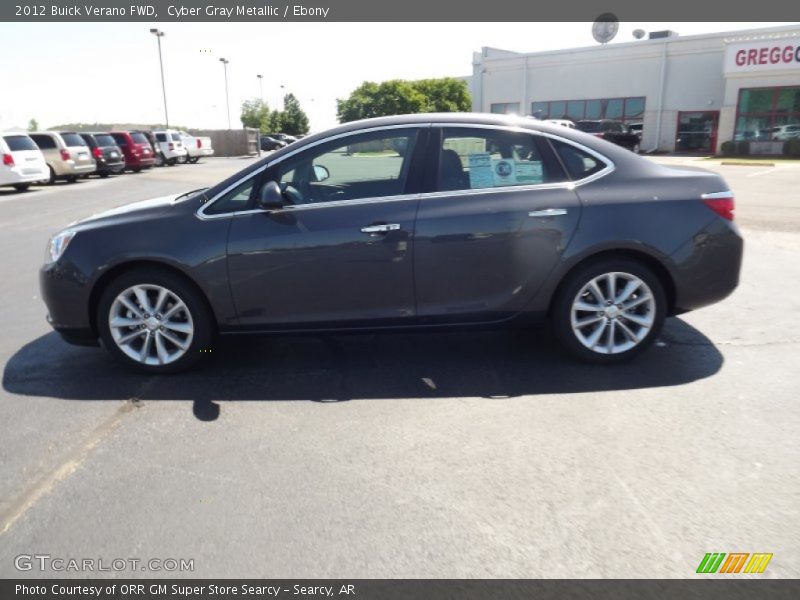 Cyber Gray Metallic / Ebony 2012 Buick Verano FWD