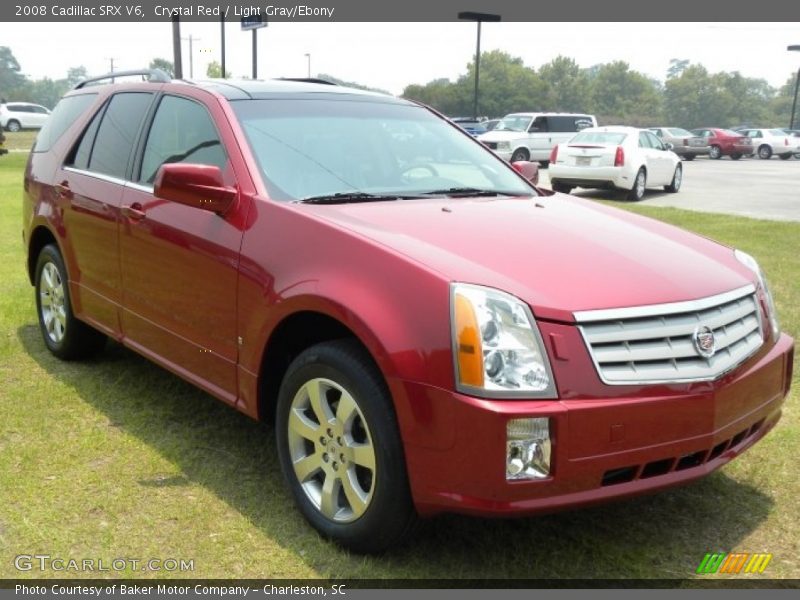 Crystal Red / Light Gray/Ebony 2008 Cadillac SRX V6