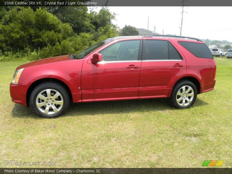 Crystal Red / Light Gray/Ebony 2008 Cadillac SRX V6