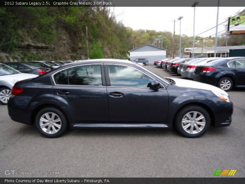 Graphite Gray Metallic / Off Black 2012 Subaru Legacy 2.5i
