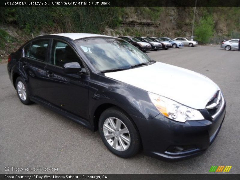 Graphite Gray Metallic / Off Black 2012 Subaru Legacy 2.5i