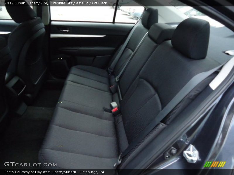 Graphite Gray Metallic / Off Black 2012 Subaru Legacy 2.5i