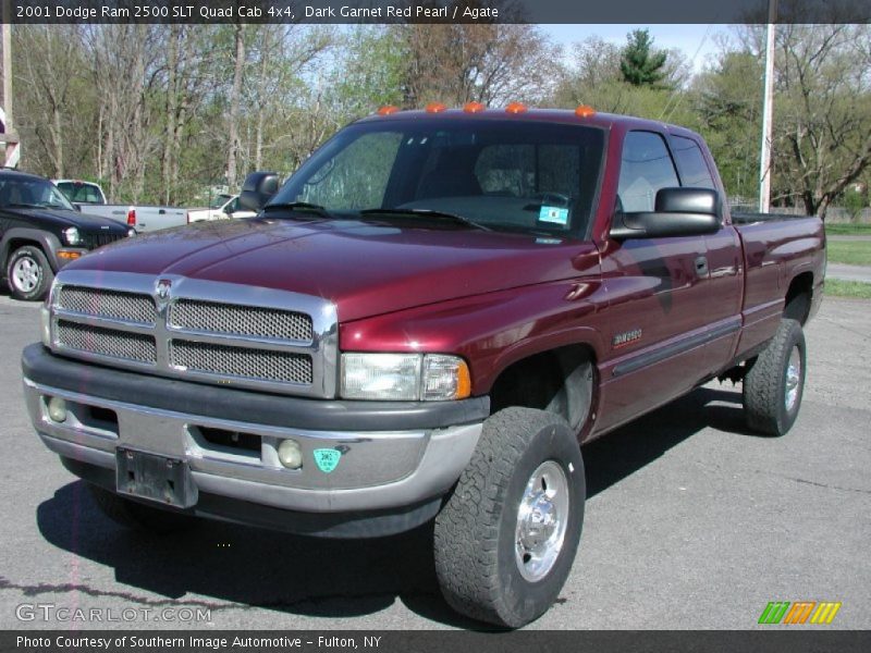 Dark Garnet Red Pearl / Agate 2001 Dodge Ram 2500 SLT Quad Cab 4x4