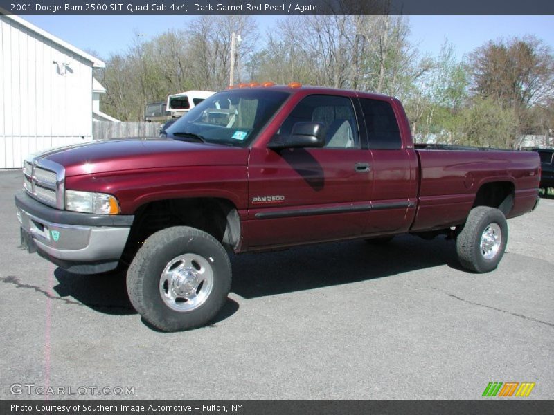 Dark Garnet Red Pearl / Agate 2001 Dodge Ram 2500 SLT Quad Cab 4x4
