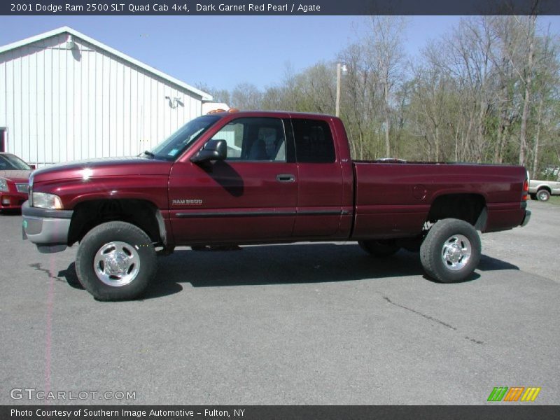 Dark Garnet Red Pearl / Agate 2001 Dodge Ram 2500 SLT Quad Cab 4x4