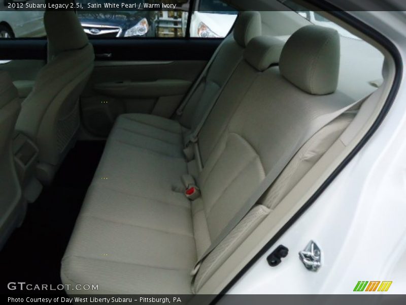 Satin White Pearl / Warm Ivory 2012 Subaru Legacy 2.5i