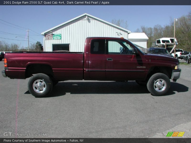 Dark Garnet Red Pearl / Agate 2001 Dodge Ram 2500 SLT Quad Cab 4x4