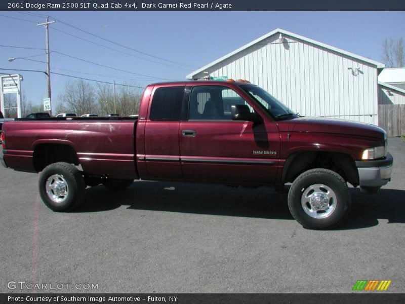 Dark Garnet Red Pearl / Agate 2001 Dodge Ram 2500 SLT Quad Cab 4x4