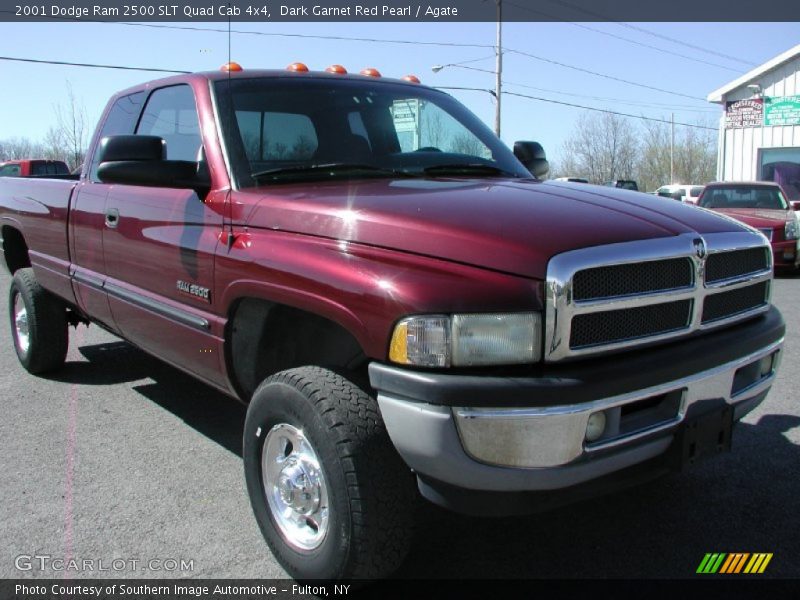 Dark Garnet Red Pearl / Agate 2001 Dodge Ram 2500 SLT Quad Cab 4x4