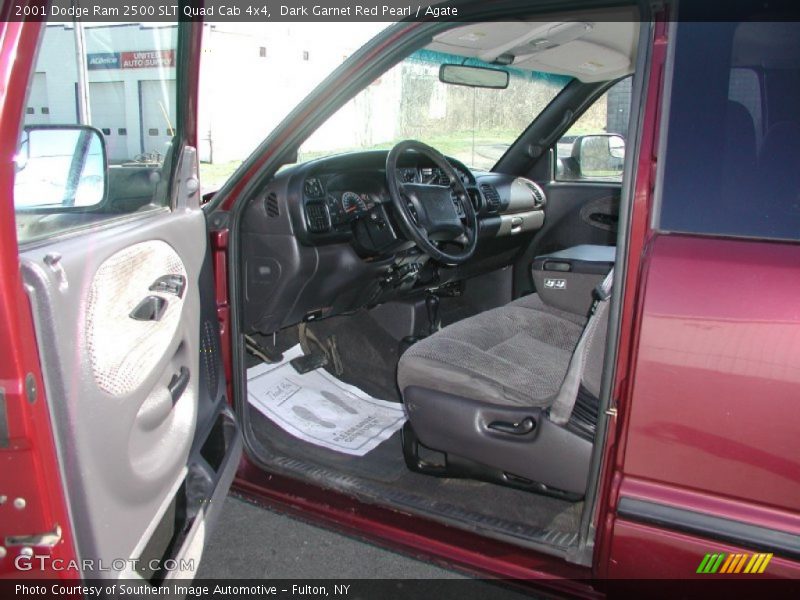 Dark Garnet Red Pearl / Agate 2001 Dodge Ram 2500 SLT Quad Cab 4x4