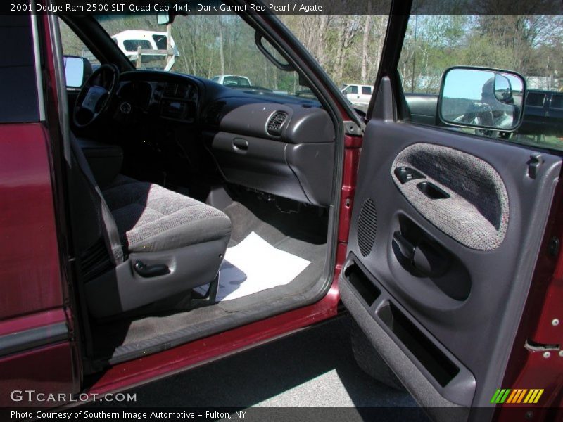 Dark Garnet Red Pearl / Agate 2001 Dodge Ram 2500 SLT Quad Cab 4x4