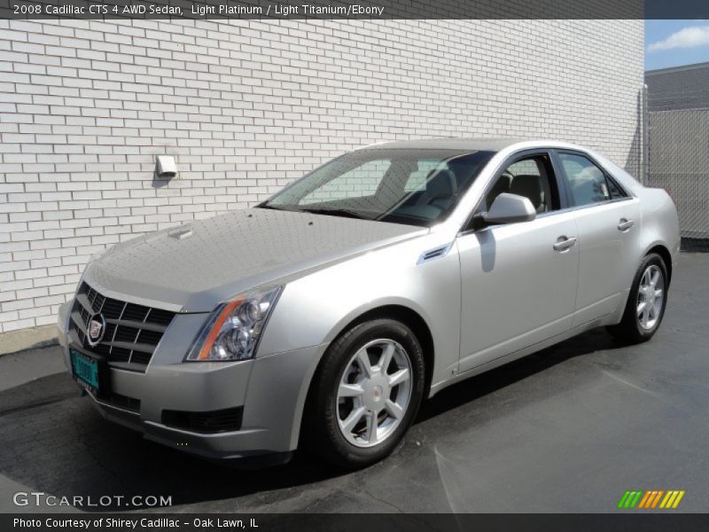 Light Platinum / Light Titanium/Ebony 2008 Cadillac CTS 4 AWD Sedan