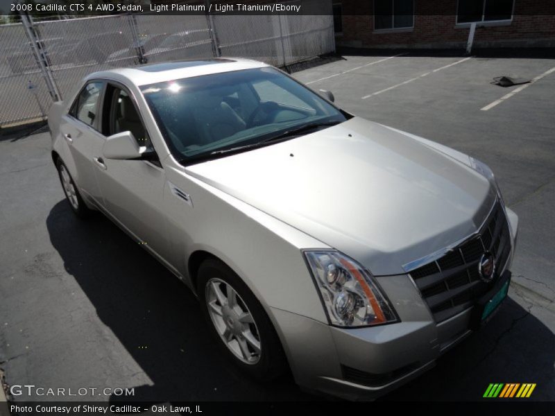 Light Platinum / Light Titanium/Ebony 2008 Cadillac CTS 4 AWD Sedan