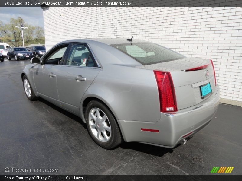Light Platinum / Light Titanium/Ebony 2008 Cadillac CTS 4 AWD Sedan
