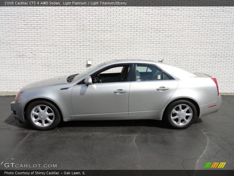 Light Platinum / Light Titanium/Ebony 2008 Cadillac CTS 4 AWD Sedan