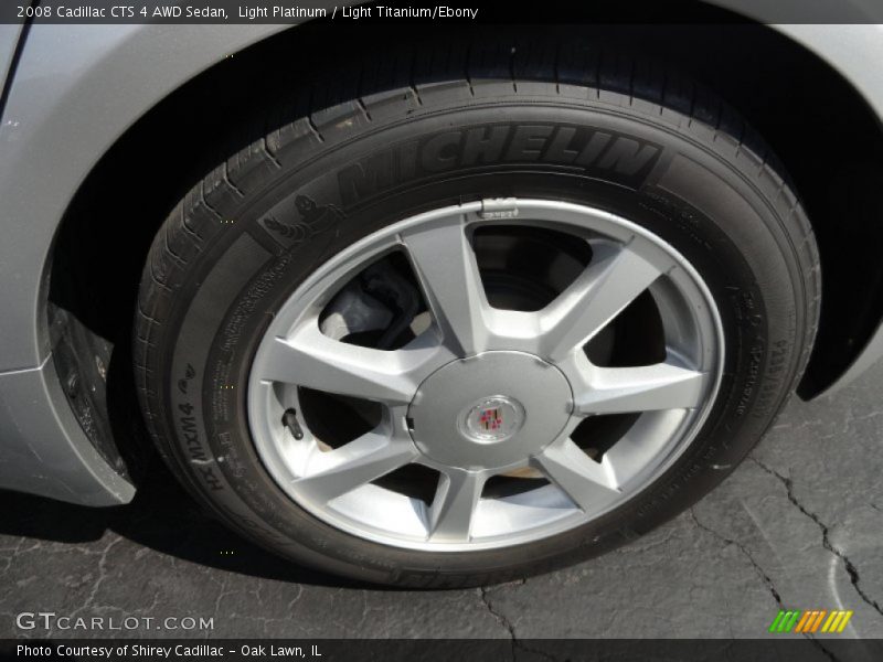 Light Platinum / Light Titanium/Ebony 2008 Cadillac CTS 4 AWD Sedan