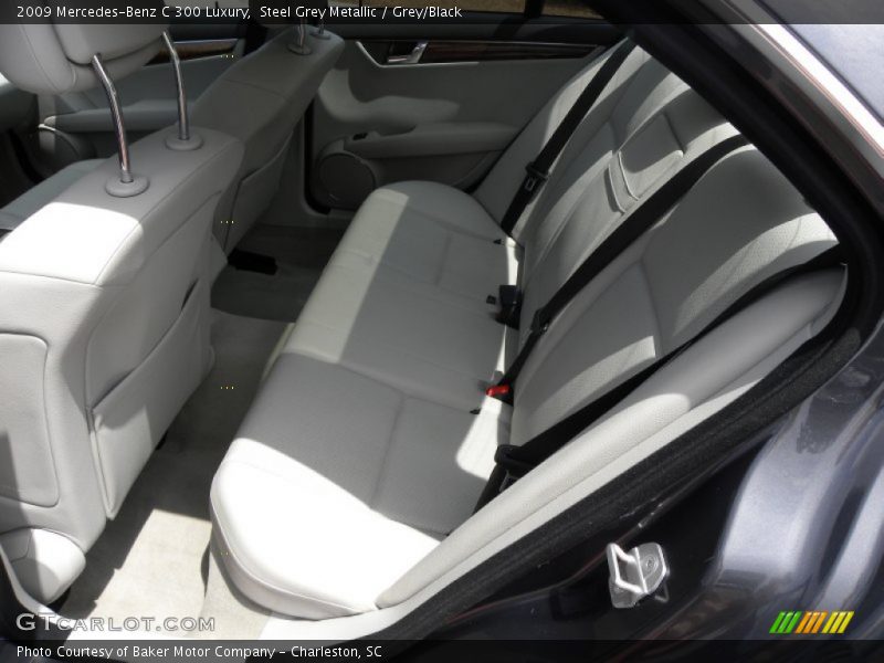 Steel Grey Metallic / Grey/Black 2009 Mercedes-Benz C 300 Luxury