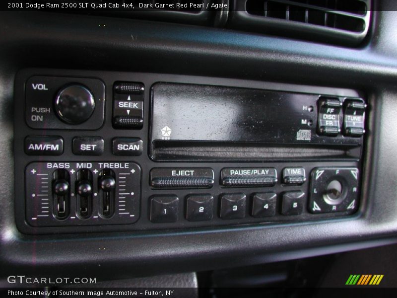 Dark Garnet Red Pearl / Agate 2001 Dodge Ram 2500 SLT Quad Cab 4x4