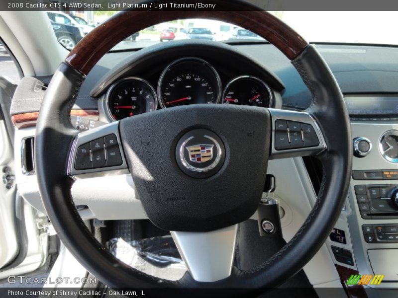 Light Platinum / Light Titanium/Ebony 2008 Cadillac CTS 4 AWD Sedan