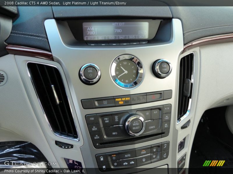 Light Platinum / Light Titanium/Ebony 2008 Cadillac CTS 4 AWD Sedan