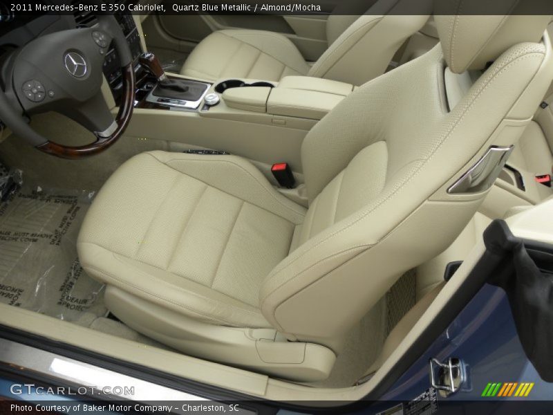 Quartz Blue Metallic / Almond/Mocha 2011 Mercedes-Benz E 350 Cabriolet