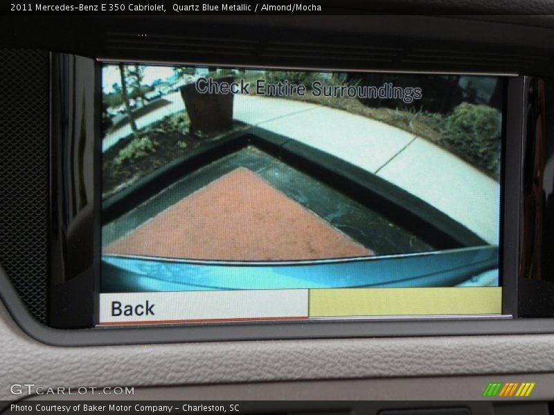 Quartz Blue Metallic / Almond/Mocha 2011 Mercedes-Benz E 350 Cabriolet
