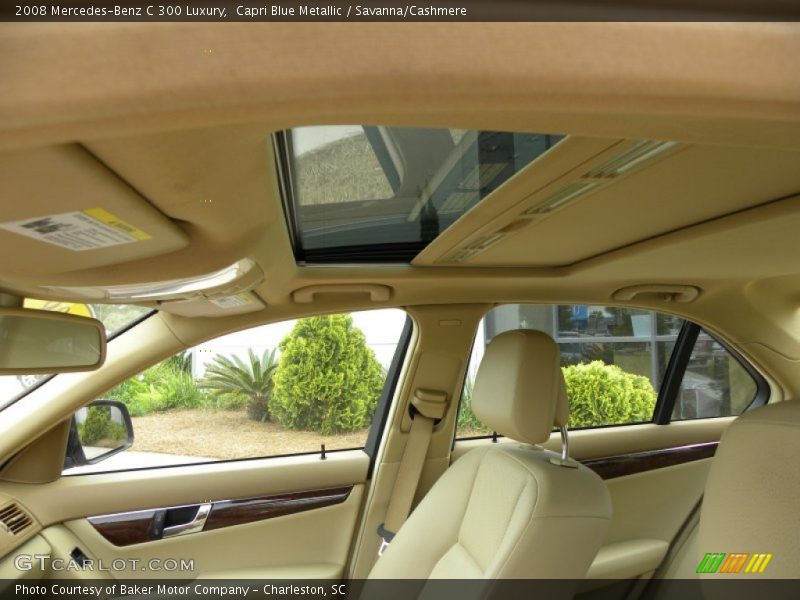 Capri Blue Metallic / Savanna/Cashmere 2008 Mercedes-Benz C 300 Luxury