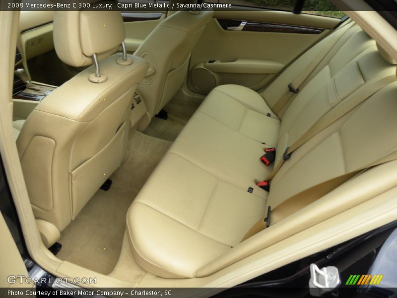 Capri Blue Metallic / Savanna/Cashmere 2008 Mercedes-Benz C 300 Luxury