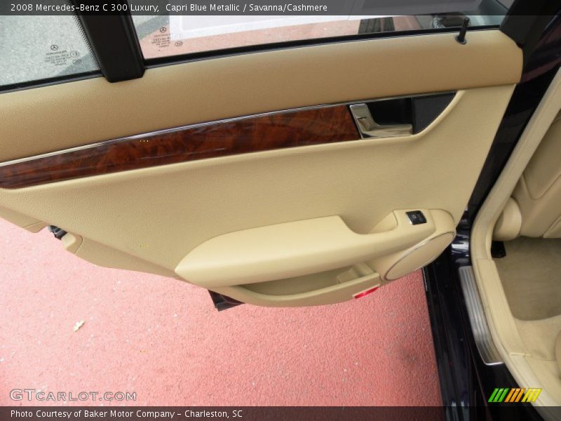 Capri Blue Metallic / Savanna/Cashmere 2008 Mercedes-Benz C 300 Luxury