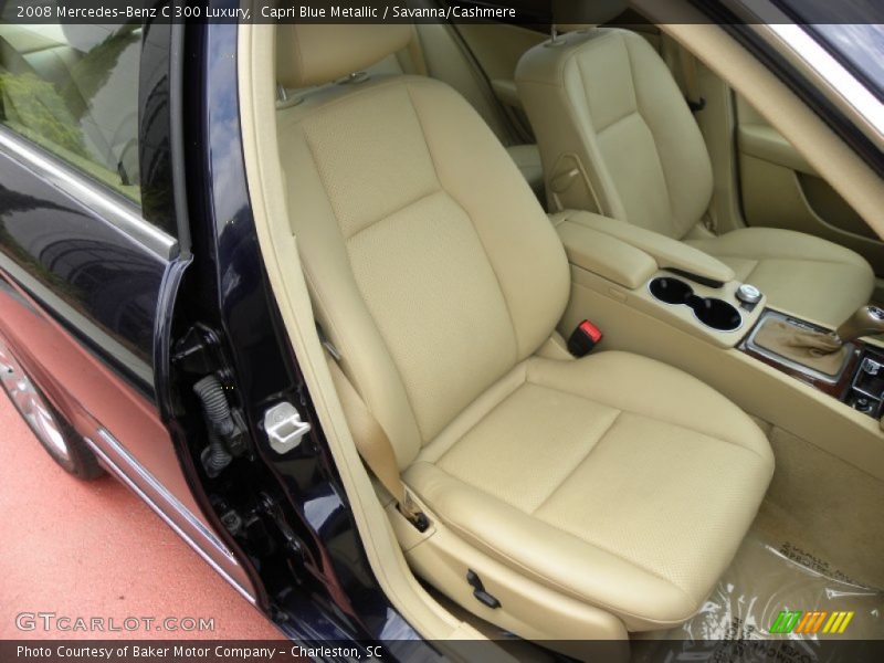 Capri Blue Metallic / Savanna/Cashmere 2008 Mercedes-Benz C 300 Luxury
