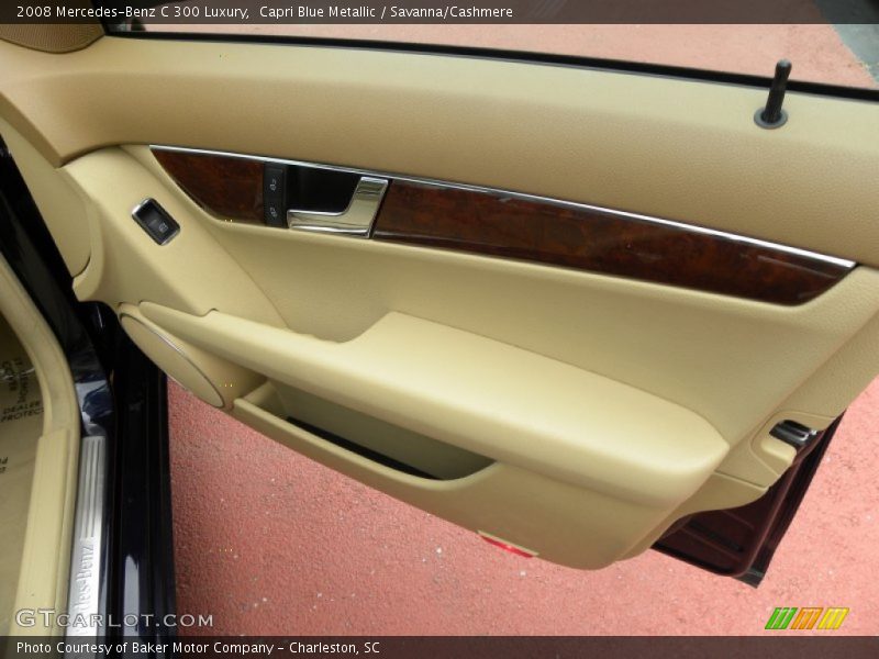 Capri Blue Metallic / Savanna/Cashmere 2008 Mercedes-Benz C 300 Luxury