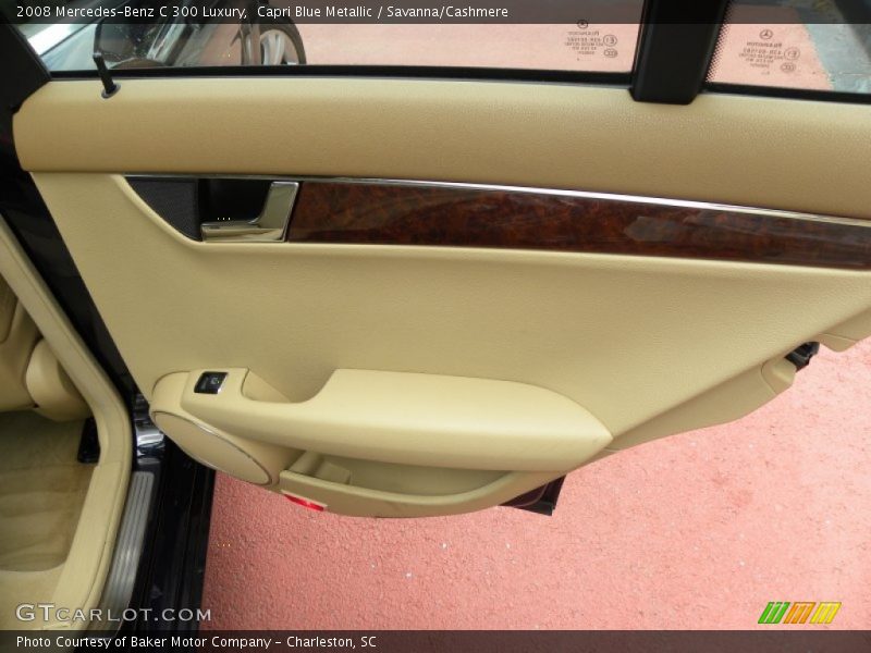 Capri Blue Metallic / Savanna/Cashmere 2008 Mercedes-Benz C 300 Luxury