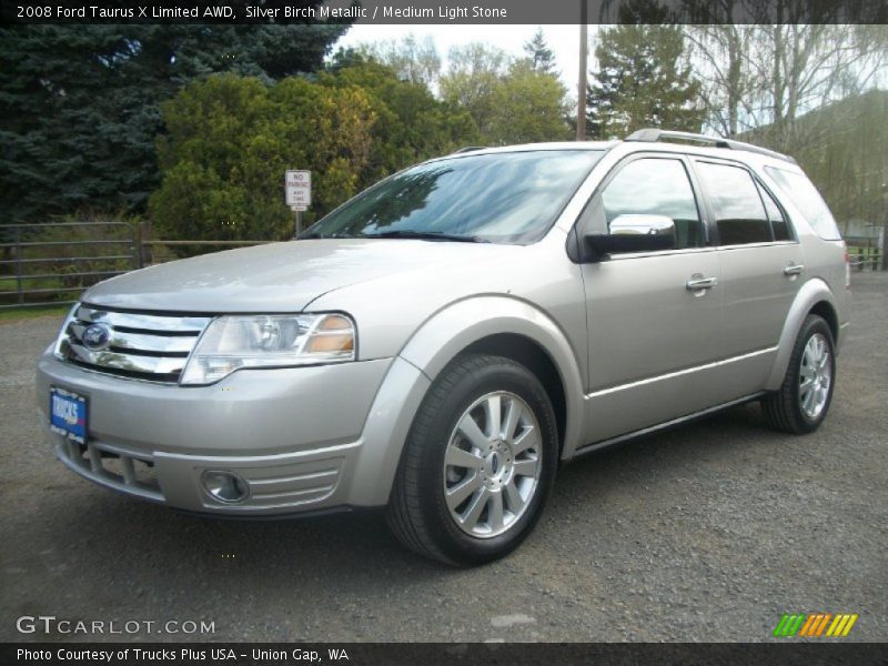 Silver Birch Metallic / Medium Light Stone 2008 Ford Taurus X Limited AWD